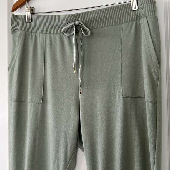 Honeydew Sage Green Knit Joggers/Lounge Pants w Pockets XL w MEASUREMENTS - Picture 1 of 9